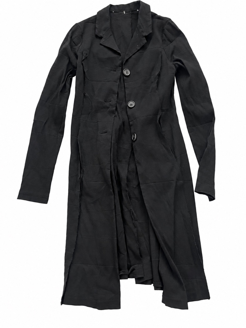 Rundholz black avant-garde long jacket